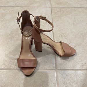 Leather Nude Heels